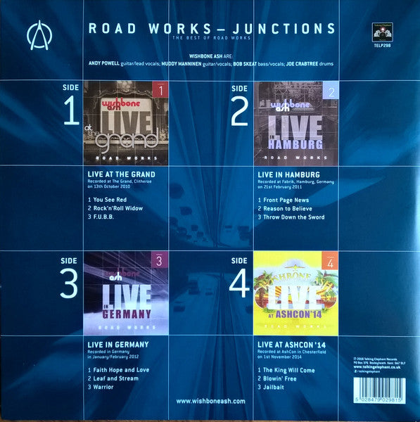 Wishbone Ash Road Works - Junctions : The Best Of Road Works - 2 x VINYL LP SET