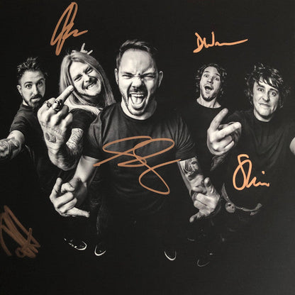 Those Damn Crows Murder And The Motive - ORANGE COLOURED VINYL LP with SIGNED INSERT