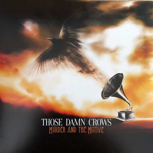Those Damn Crows Murder And The Motive - ORANGE COLOURED VINYL LP with SIGNED INSERT