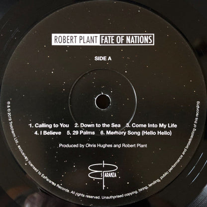 Robert Plant Fate Of Nations - VINYL LP