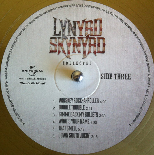 Lynyrd Skynyrd Collected - 2 x (MARBLED) GOLD COLOURED VINYL LP