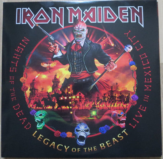 Iron Maiden Nights Of The Dead, Legacy Of The Beast : Live In Mexico City - 3 x VINYL LP SET