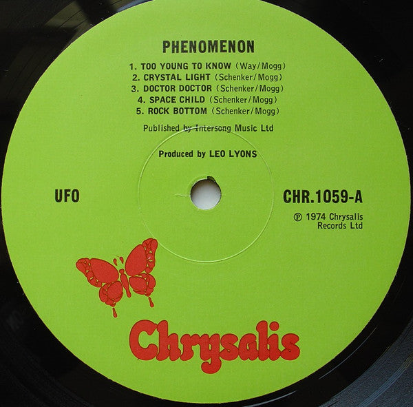 UFO Phenomenon - ORIGINAL 1974 ISSUE VINYL LP WITH MISPRINT