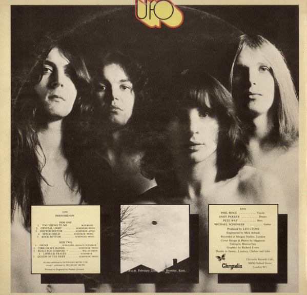 UFO Phenomenon - ORIGINAL 1974 ISSUE VINYL LP WITH MISPRINT