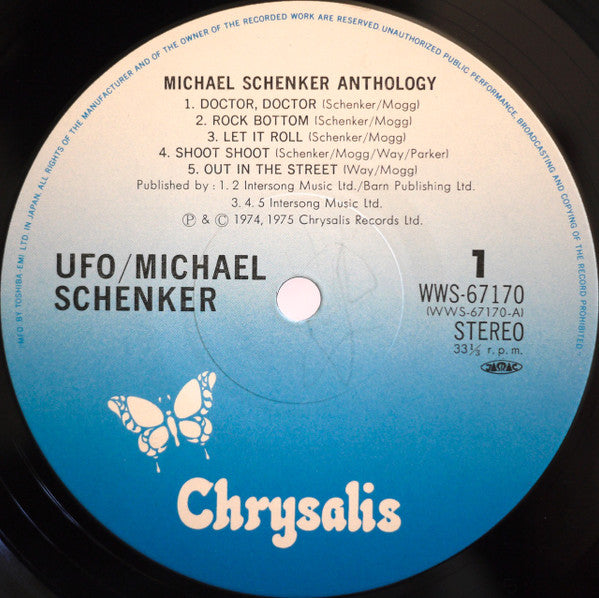 Michael Schenker Michael Schenker Anthology - 2 x VINYL LP SET JAPANESE ISSUE