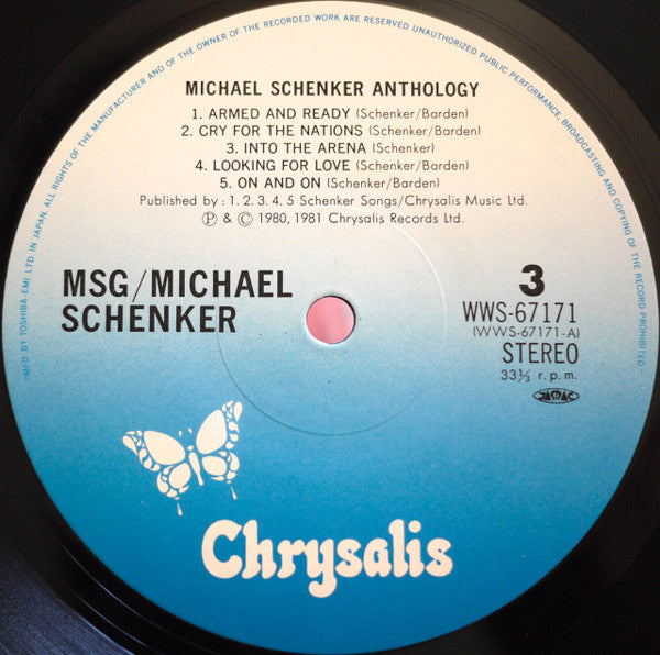 Michael Schenker Michael Schenker Anthology - 2 x VINYL LP SET JAPANESE ISSUE