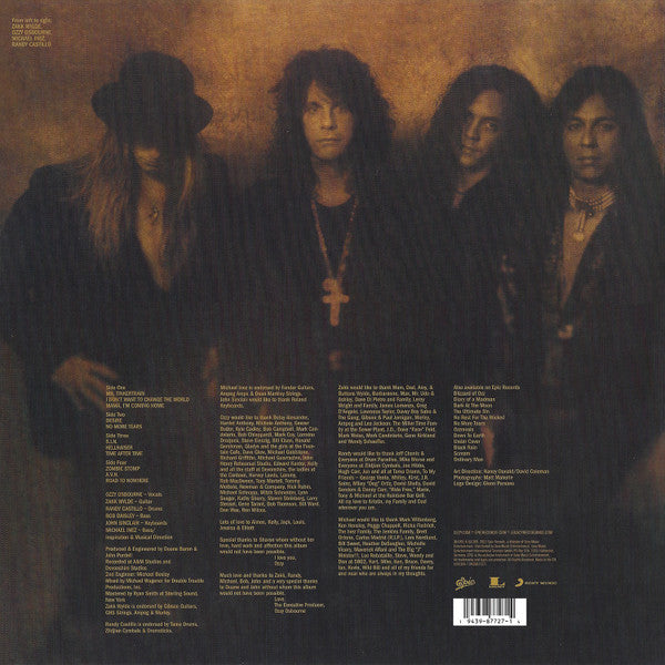 Ozzy Osbourne No More Tears - 2 x VINYL LP