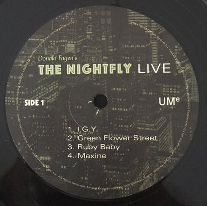 Donald Fagen Donald Fagen's The Nightfly Live - VINYL LP