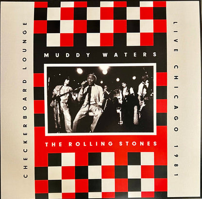Muddy Waters & The Rolling Stones Checkerboard Lounge : Live Chicago 1981 - 2 x RED / WHITE COLOURED VINYL LP SET