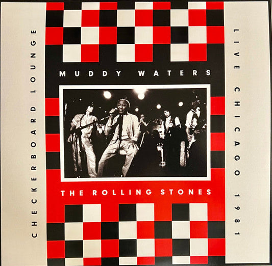 Muddy Waters & The Rolling Stones Checkerboard Lounge : Live Chicago 1981 - 2 x RED / WHITE COLOURED VINYL LP SET