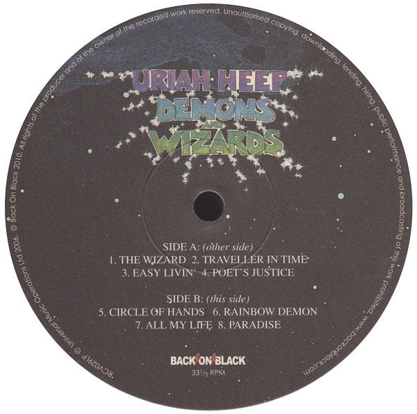 Uriah Heep Demons And Wizards - 2 x WHITE COLOURED VINYL LP SET