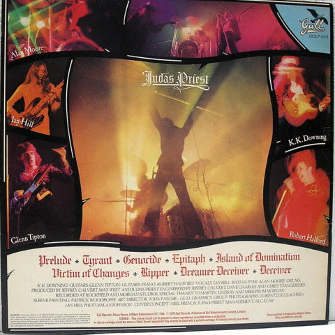 Judas Priest Sad Wings Of Destiny - ORIGINAL 1976 ISSUE VINYL LP