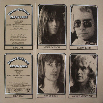Elton John Honky Château - ORIGINAL VINYL LP