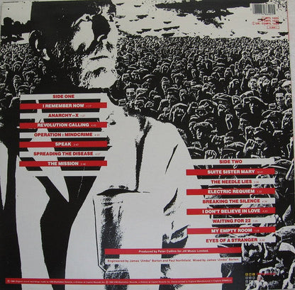 Queensrÿche Operation: Mindcrime - VINYL LP, ORIGINAL 1988 ISSUE