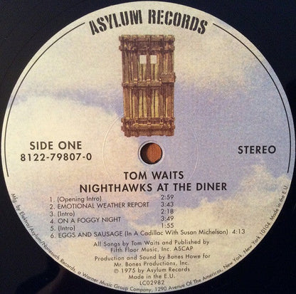 Tom Waits Nighthawks At The Diner - 2 x VINYL LP SET