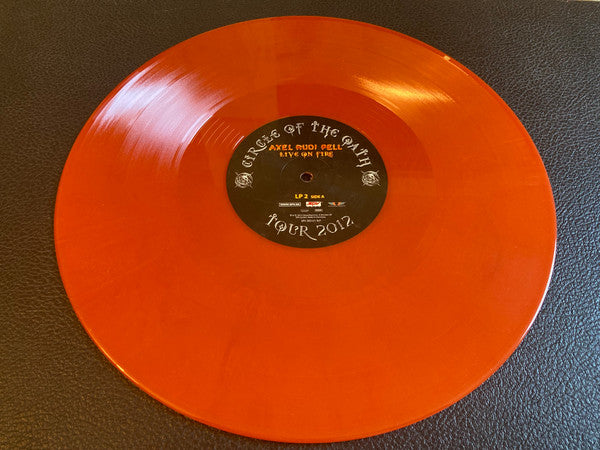 Axel Rudi Pell Live On Fire (Circle Of The Oath Tour 2012) - 3 x YELLOW / ORANGE / RED COLOURED VINYL LP SET