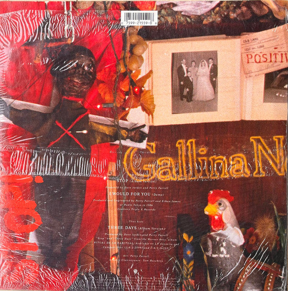 Jane's Addiction Three Days / Stop! - 12" VINYL