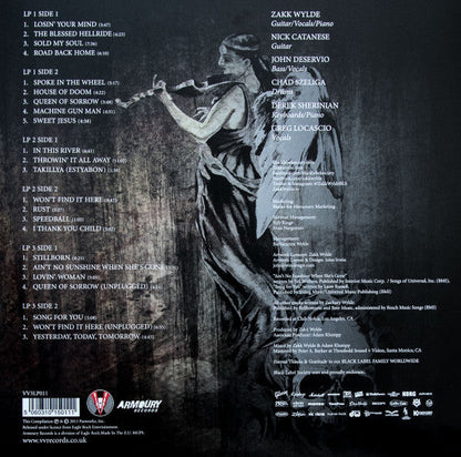 Black Label Society Unblackened - 3 x CLEAR COLOURED VINYL LP SET