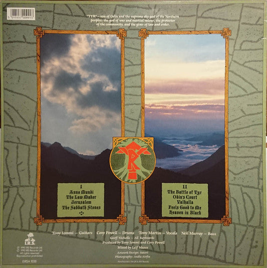 Black Sabbath Tyr - ORIGINAL 1990 ISSUE VINYL LP