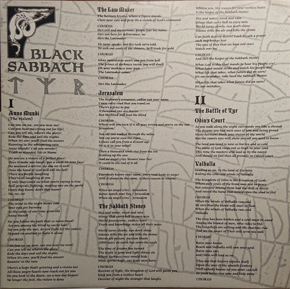 Black Sabbath Tyr - ORIGINAL 1990 ISSUE VINYL LP