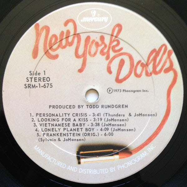 New York Dolls New York Dolls - VINYL LP,  ORIGINAL 1973 USA ISSUE