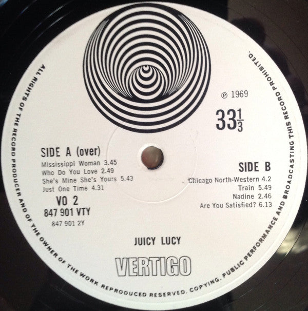 Juicy Lucy Juicy Lucy - ORIGINAL 1969 ISSUE VINYL LP