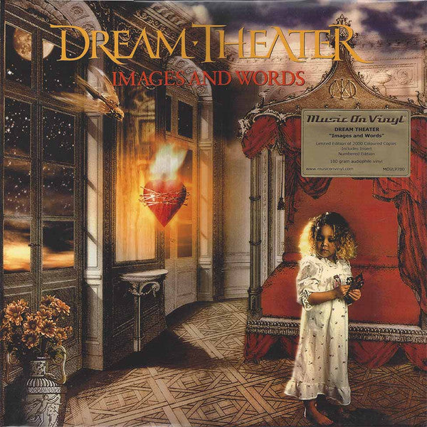 Dream Theater Images And Words - RED & GOLD COLOURED VINYL LP