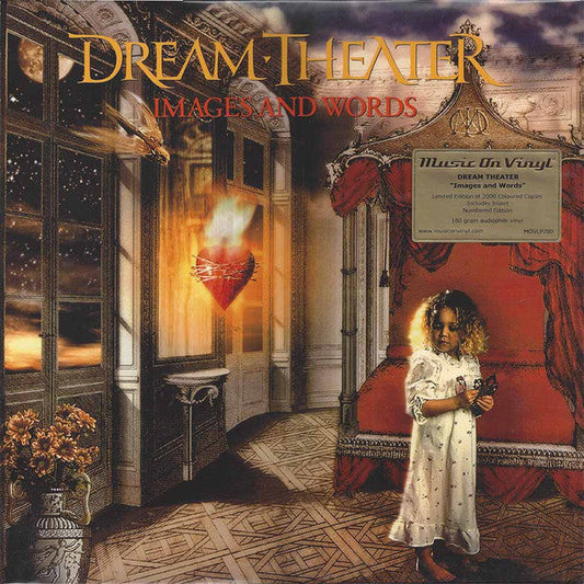 Dream Theater Images And Words - RED & GOLD COLOURED VINYL LP