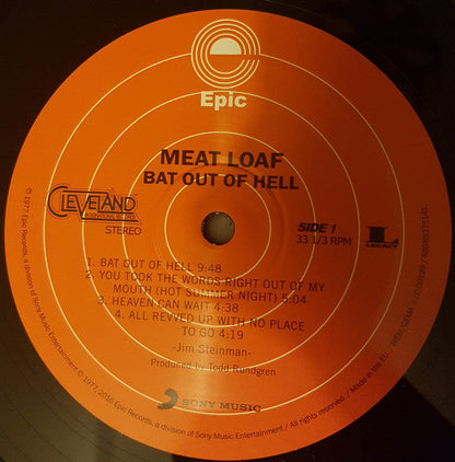 Meat Loaf Bat Out Of Hell - 180 GRAM VINYL LP