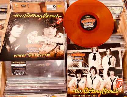 The Rolling Stones Where The Boys Are - ORANGE COLOURED VINYL LP - NUMBERED