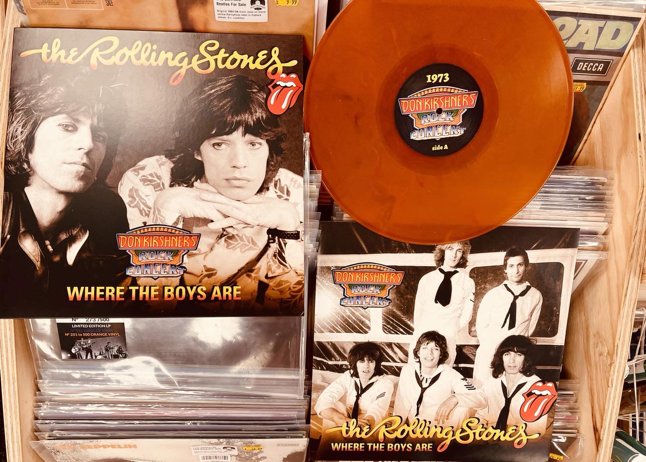 The Rolling Stones Where The Boys Are - ORANGE COLOURED VINYL LP - NUMBERED