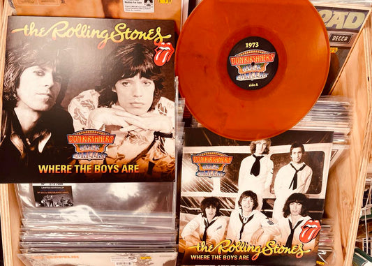 The Rolling Stones Where The Boys Are - ORANGE COLOURED VINYL LP - NUMBERED