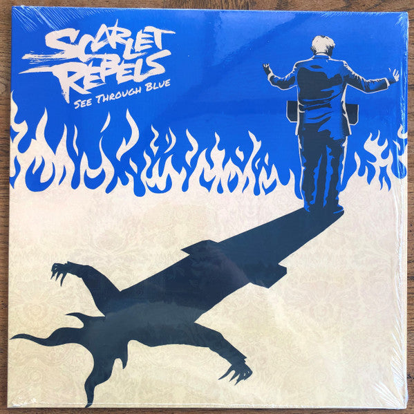 Scarlet Rebels See Through Blue - MARBLED BLUE COLOURED VINYL LP