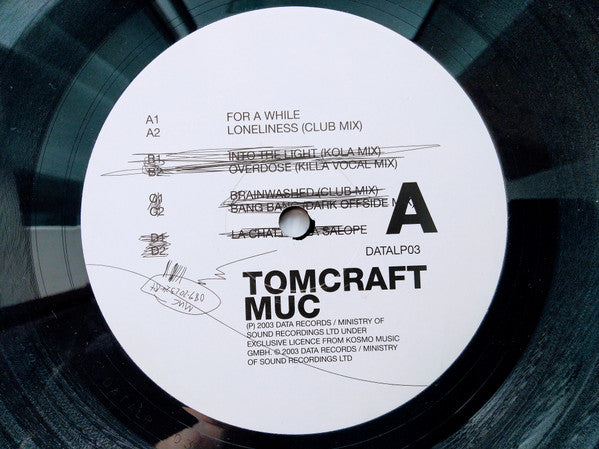 Tomcraft ‎MUC - 2 x VINYL LP SET