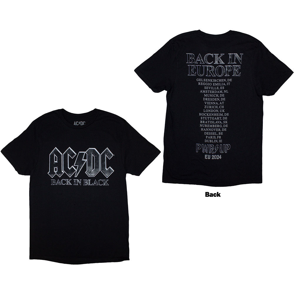 Back In Black PWR-UP EU Tour '24 | Men's | Retro Vinyl Club