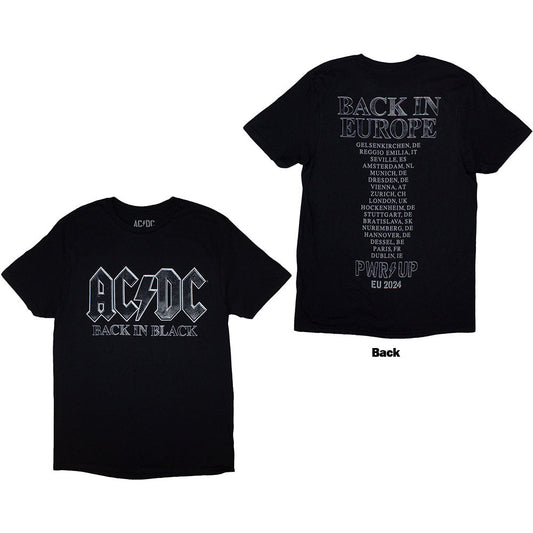 Back In Black PWR-UP EU Tour '24 | Men's | Retro Vinyl Club