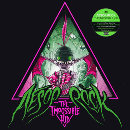 Aesop Rock The Impossible Kid Rhymesayers Entertainment LP, Gre + LP, Pin + Album   Retro Vinyl Club