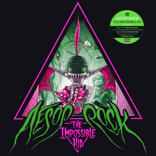 Aesop Rock The Impossible Kid Rhymesayers Entertainment LP, Gre + LP, Pin + Album   Retro Vinyl Club