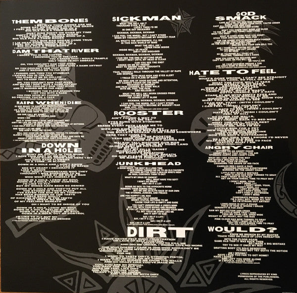 Alice In Chains Dirt Columbia, Legacy, Velvet Hammer 2xLP, Album, RE, RM, 30t   Retro Vinyl Club