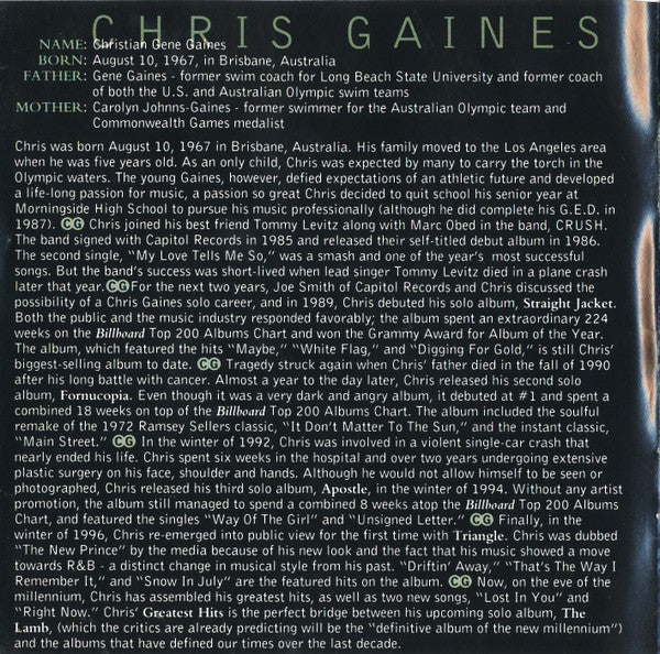 Greatest Hits / Garth Brooks In... The Life Of Chris Gaines (CD) |   Retro Vinyl Club