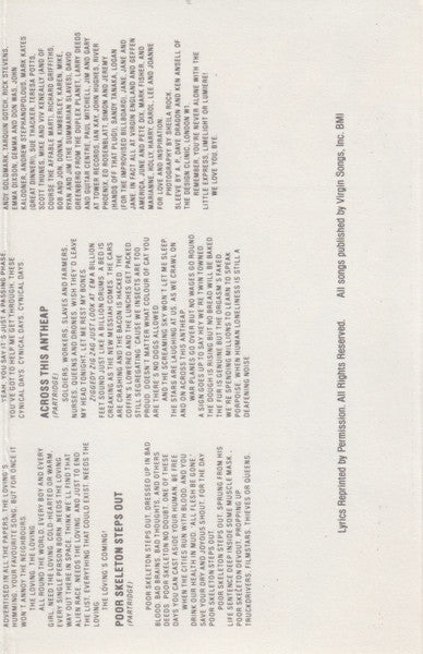 Oranges & Lemons *CASSETTE* | Near Mint (NM) Near Mint (NM) Retro Vinyl Club