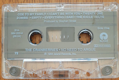 No Need To Argue *CASSETTE* | Near Mint (NM) Excellent (EX) Retro Vinyl Club