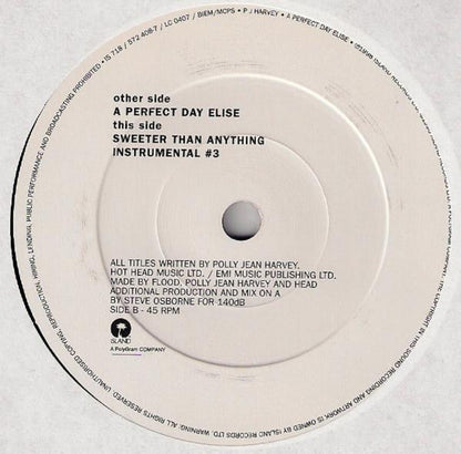 A Perfect Day Elise (7" VINYL) | Near Mint (NM or M-) Excellent+ (EX+) Retro Vinyl Club