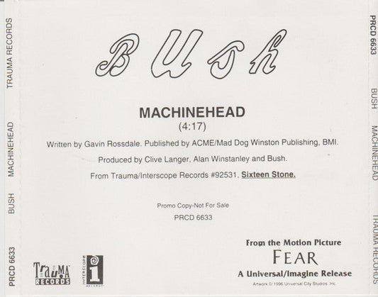 Machinehead (CD) | Near Mint (NM) Near Mint (NM) Retro Vinyl Club