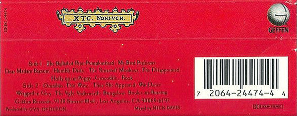 Nonsuch *CASSETTE* | Near Mint (NM) Near Mint (NM) Retro Vinyl Club