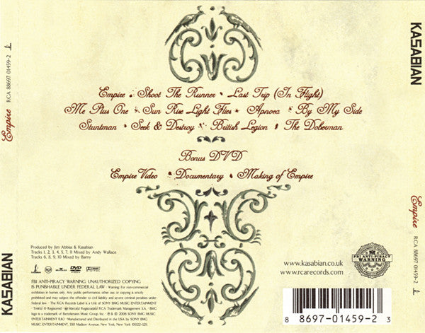 Empire (CD/DVD) | Near Mint (NM) Near Mint (NM) Retro Vinyl Club