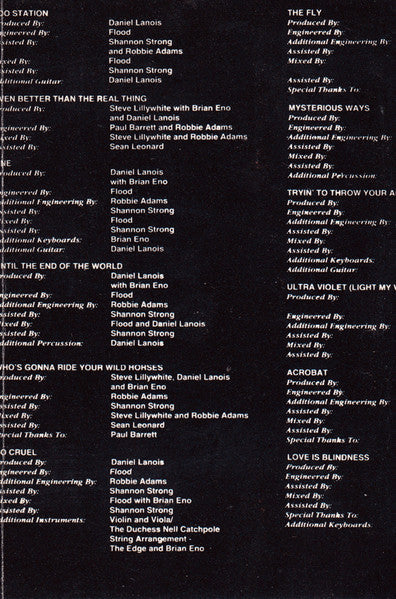 Achtung Baby (CASSETTE) | Very Good Plus (VG+) Excellent (EX) Retro Vinyl Club