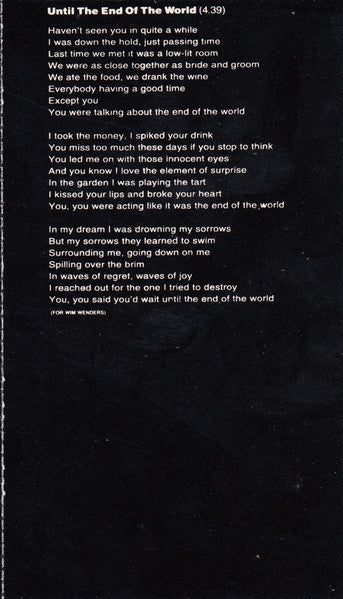 Achtung Baby (CASSETTE) | Very Good Plus (VG+) Excellent (EX) Retro Vinyl Club