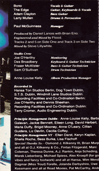 Achtung Baby (CASSETTE) | Very Good Plus (VG+) Excellent (EX) Retro Vinyl Club