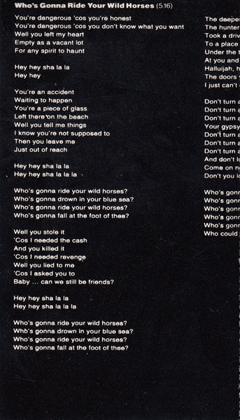 Achtung Baby (CASSETTE) | Very Good Plus (VG+) Excellent (EX) Retro Vinyl Club